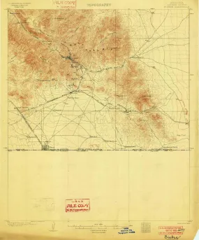 1902 Bisbee, AZ - Arizona - USGS Topographic Map