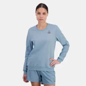 2422048-ESS Crew Sweat N°1 W faded denim | Sweat col rond Femme