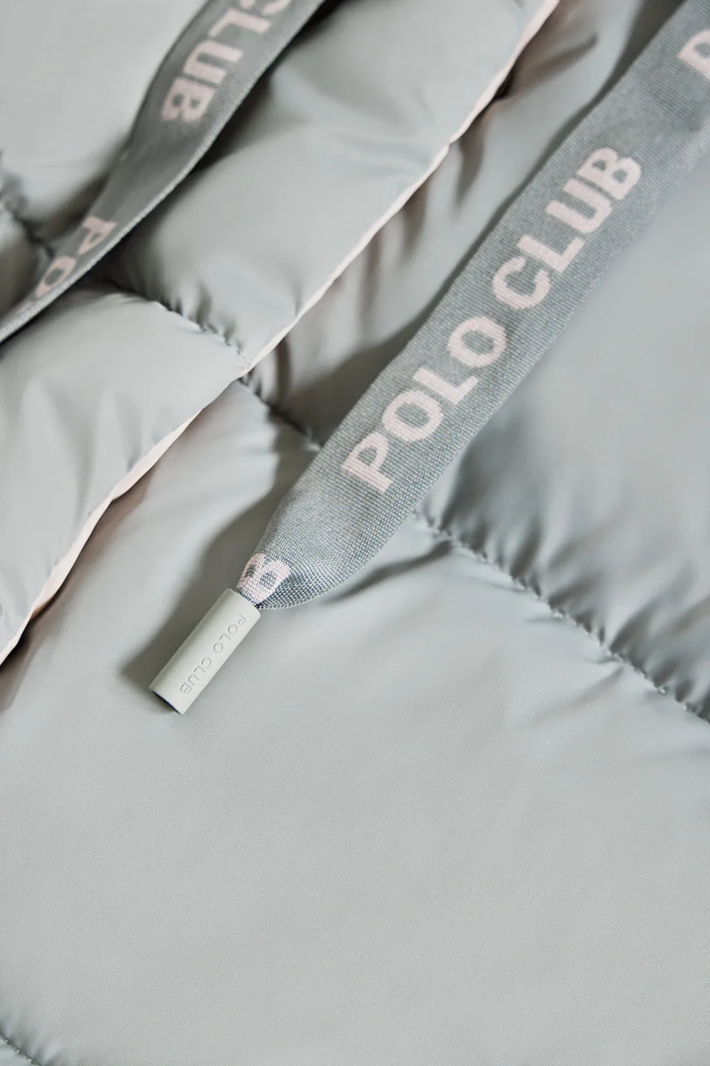 Abrigo gris reversible bicolor con capucha y detalles Polo Club