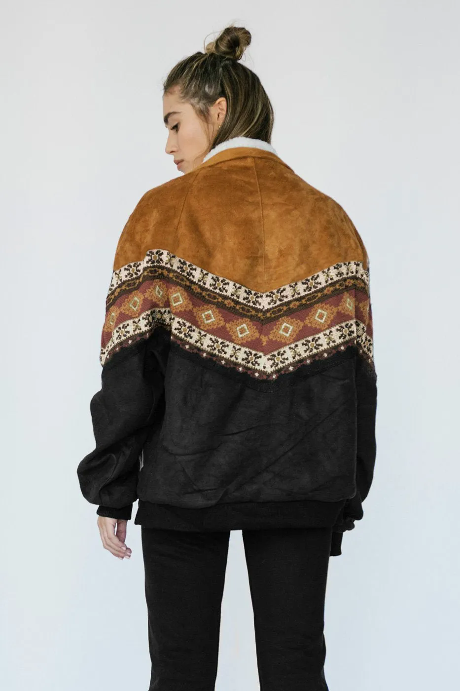 Abrigo Navajo Alaska Brown Vegan