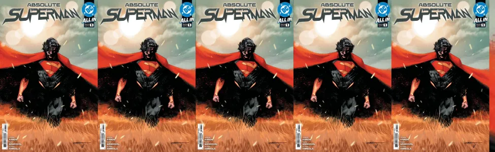 Absolute Superman #1 A Rafa Sandoval Jason Aaron (11/06/2024) Dc 5 PACK