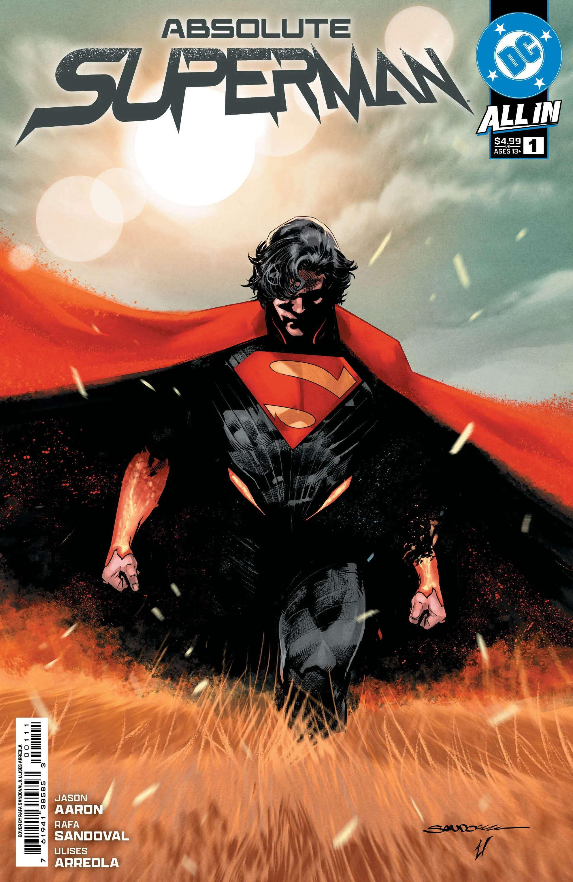 Absolute Superman #1 A Rafa Sandoval Jason Aaron (11/06/2024) Dc 5 PACK