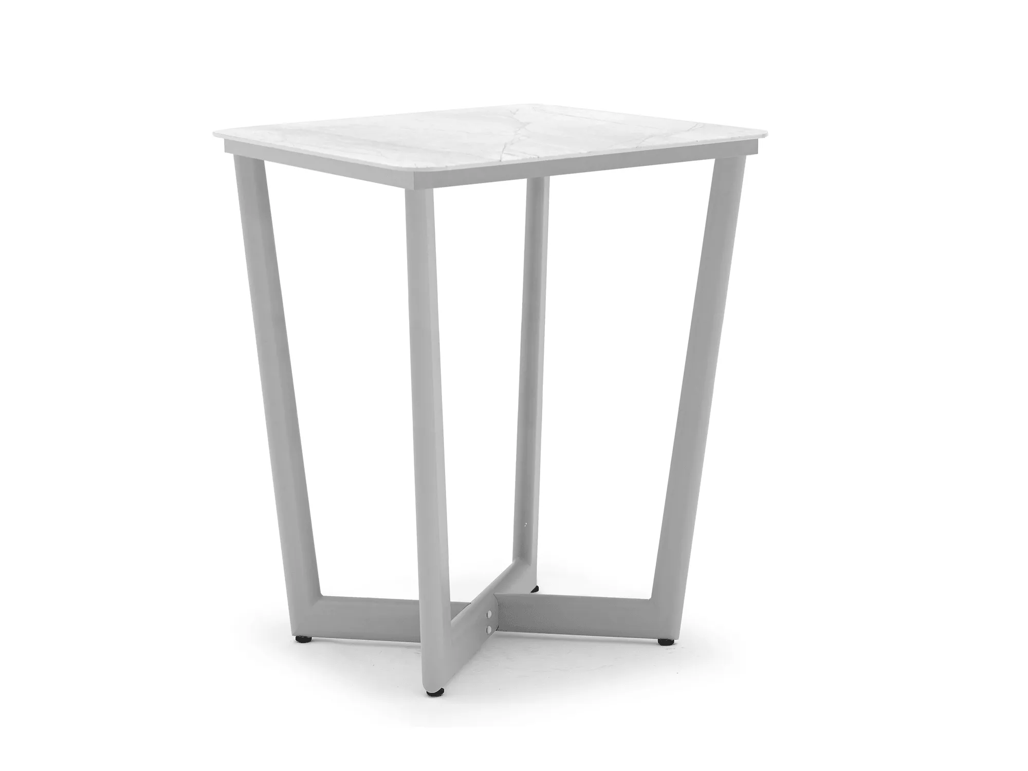 Amberly Square Counter Table in Light Grey