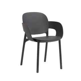 Arc Anthracite Arm Chair