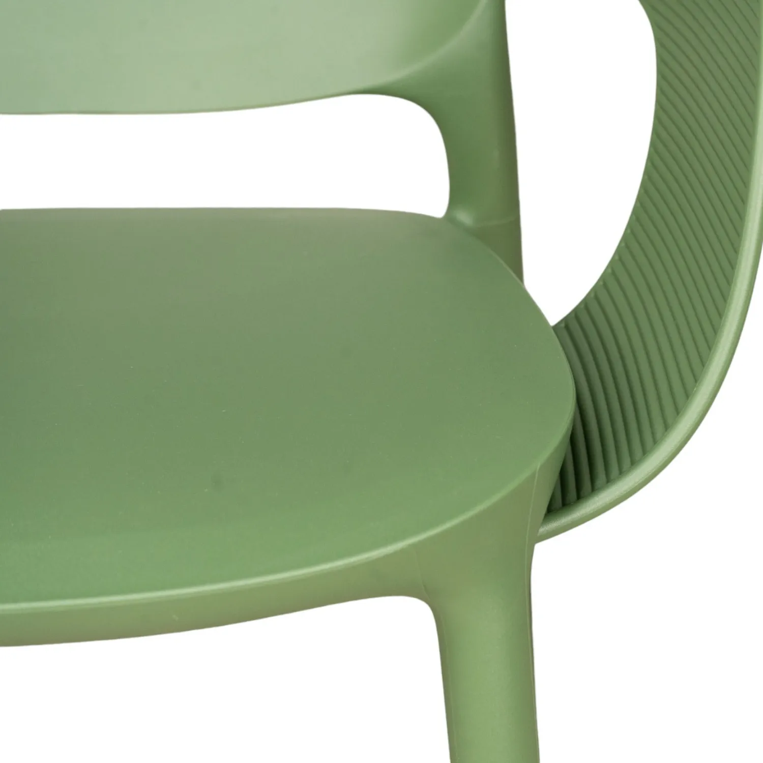 Arc Olive Green Arm Chair