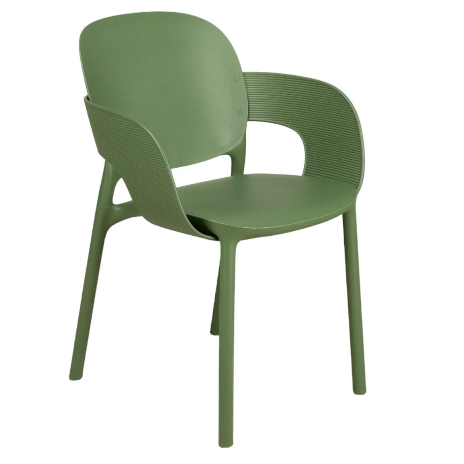 Arc Olive Green Arm Chair