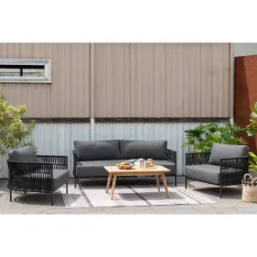 Black Rope Outdoor Seating Components