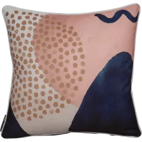 Bondi Canyons - 45 x 45 cm Piped Cushion