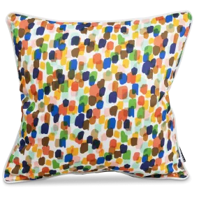 Bondi Rainbow Radiance - 45 x 45 cm Piped Outdoor Cushion