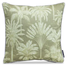 Bondi Urban Oasis Natural - 45 x 45 cm Piped Outdoor Cushion