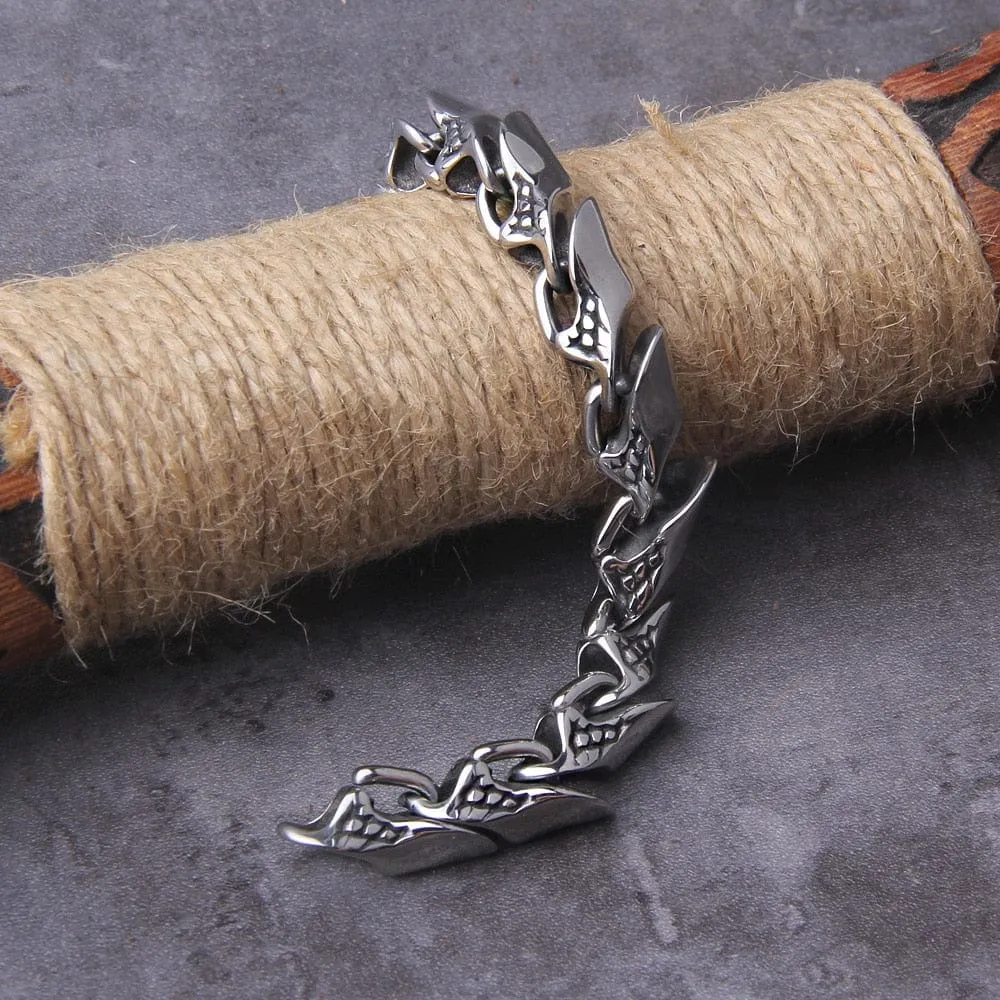 Bracelet Viking "Bracelet de la Puissance de Nidhogg"