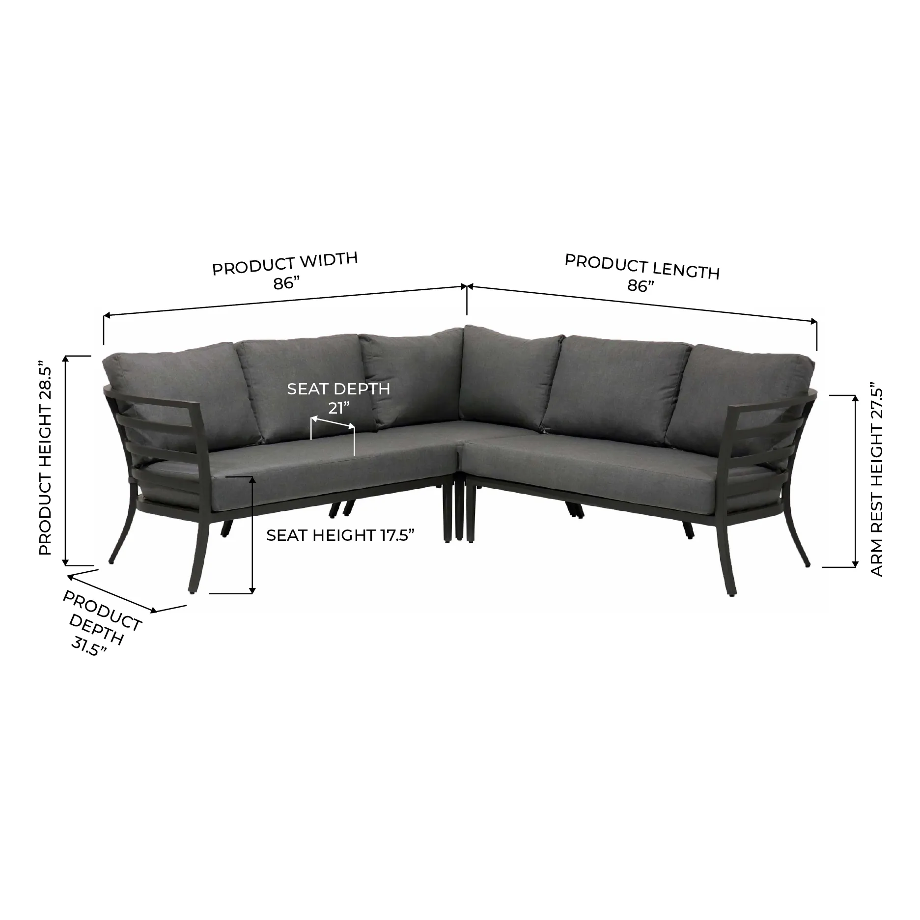 Cabana L-Shape Sectional