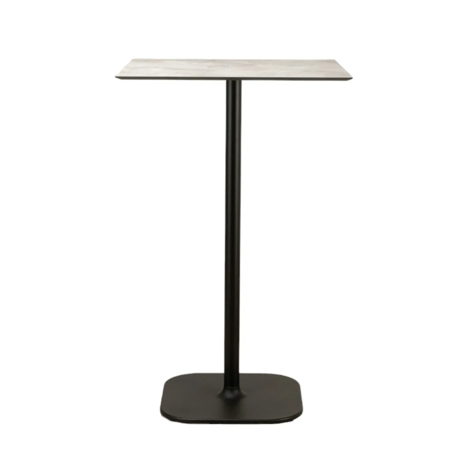 Cafe 28" Square Pedestal Bar Table