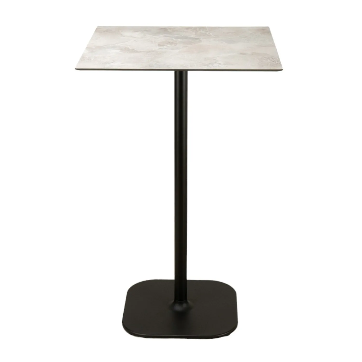 Cafe 28" Square Pedestal Bar Table