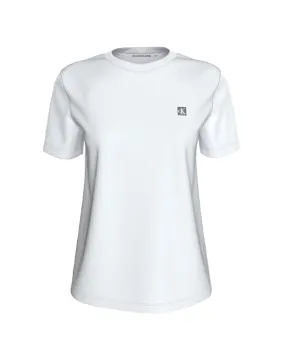 Calvin Klein Embro Badge Regular Tee Bianco