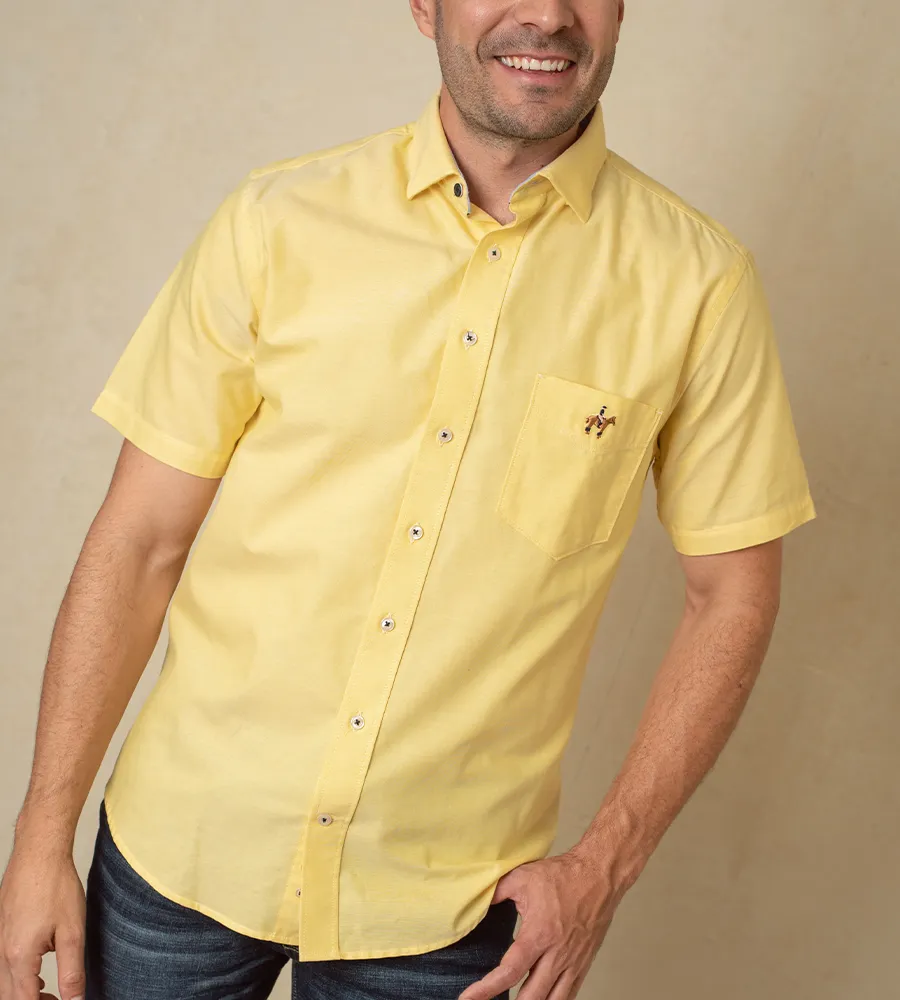 Camisa Fondo Entero M/C Amarillo Ref. 104020624