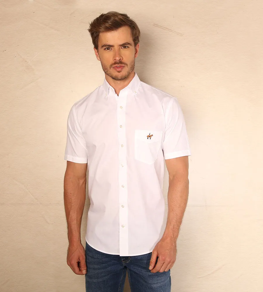 Camisa Fondo Entero M/C Blanca Ref. 104010424