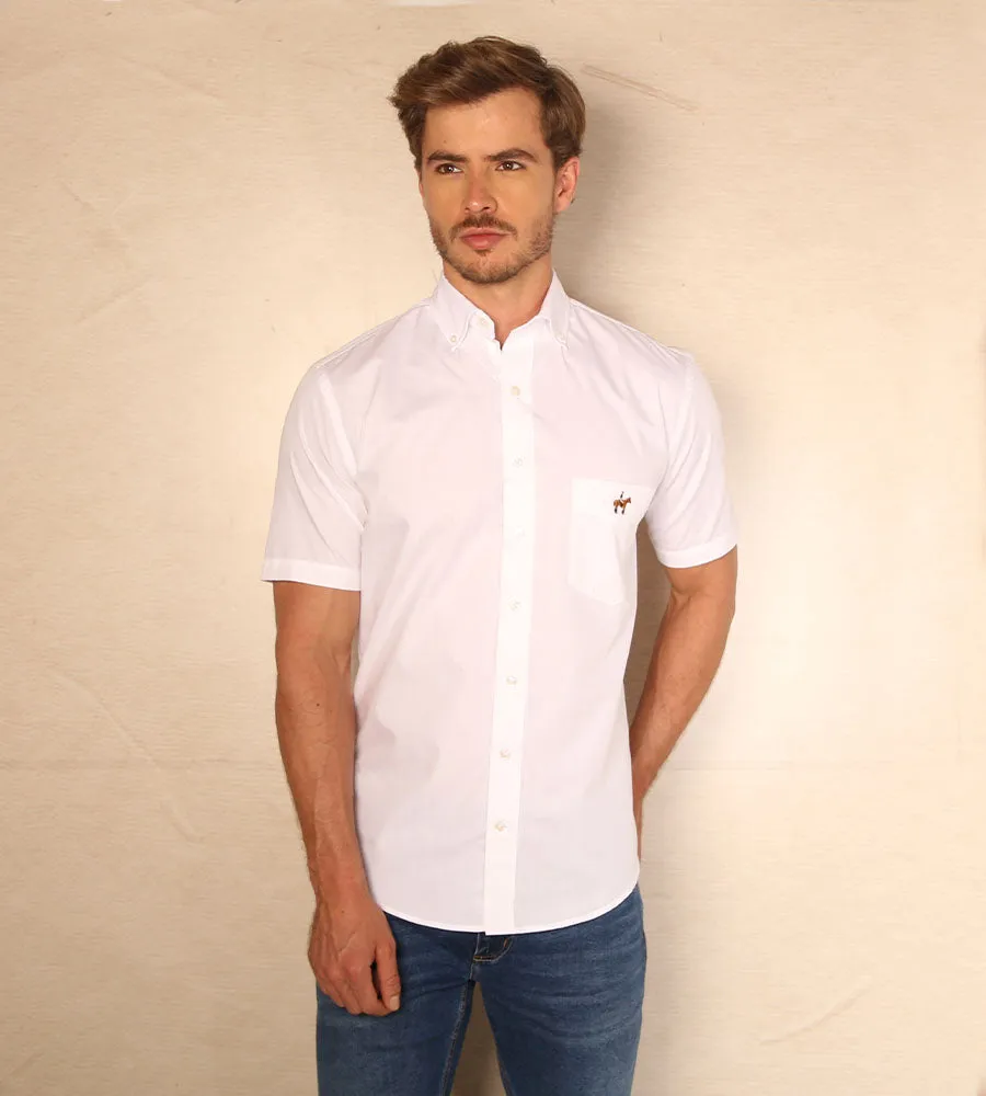 Camisa Fondo Entero M/C Blanca Ref. 104010424