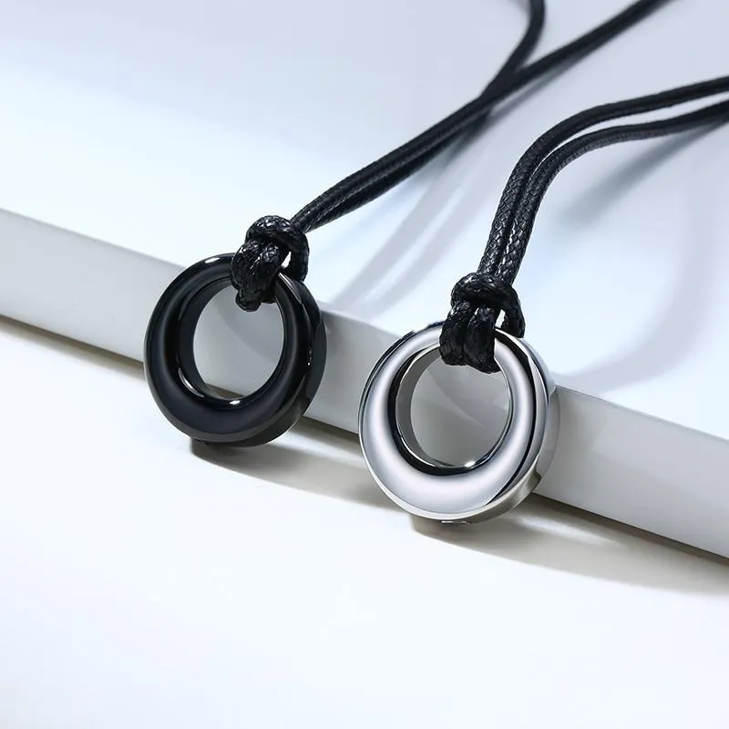 Circle Of Life Minimal Pendant Necklace