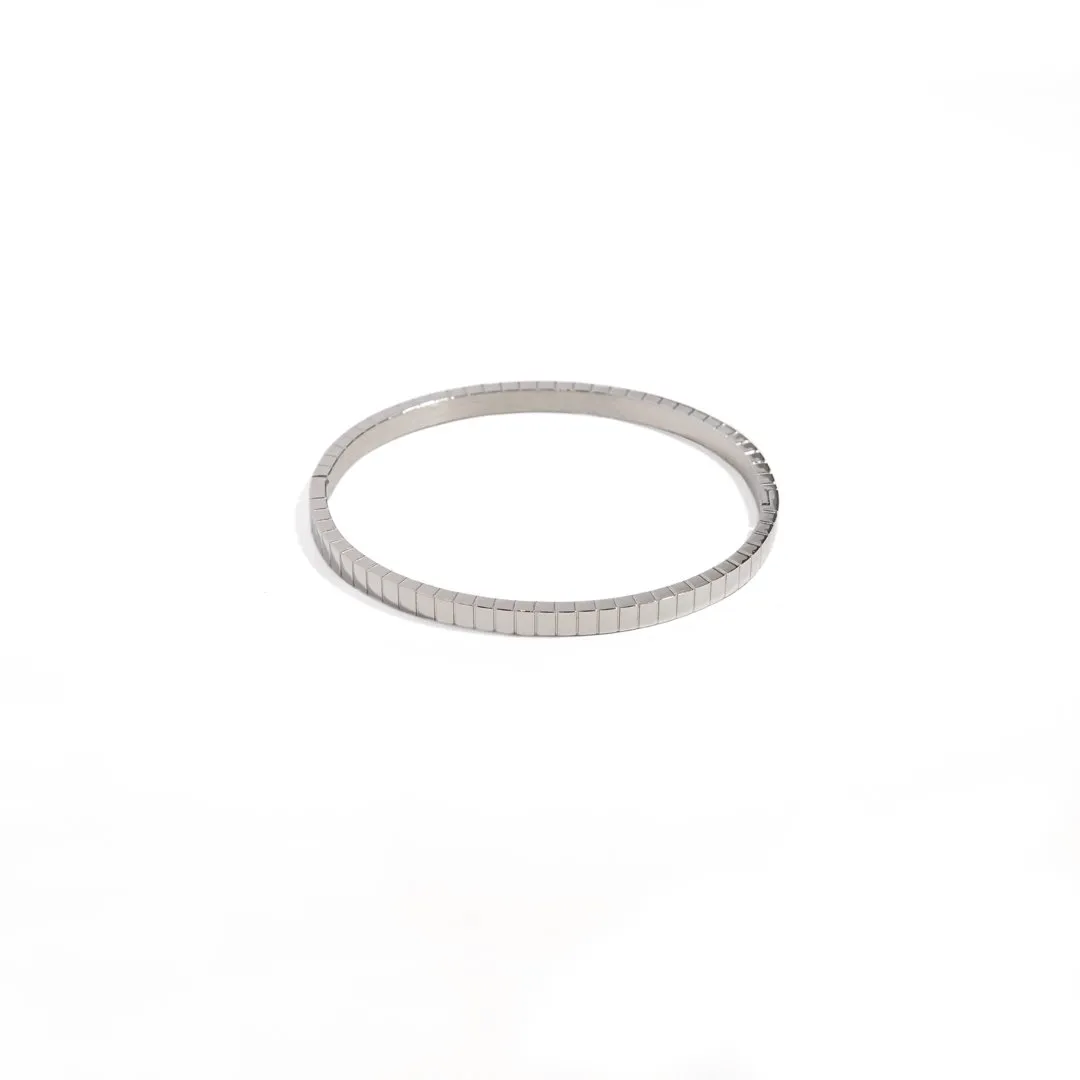 COLLINS SQUARED SILVER BRACELET