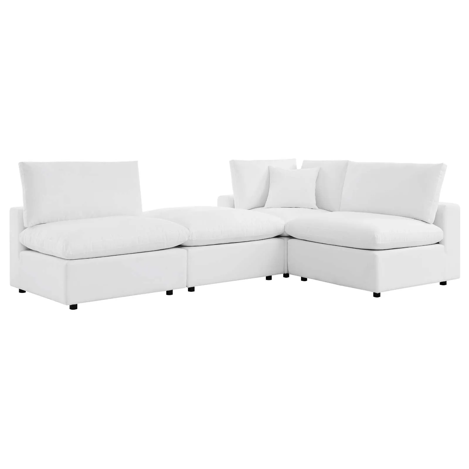 Commix 4-Piece Sunbrella® Outdoor Patio Sectional Sofa by Modway