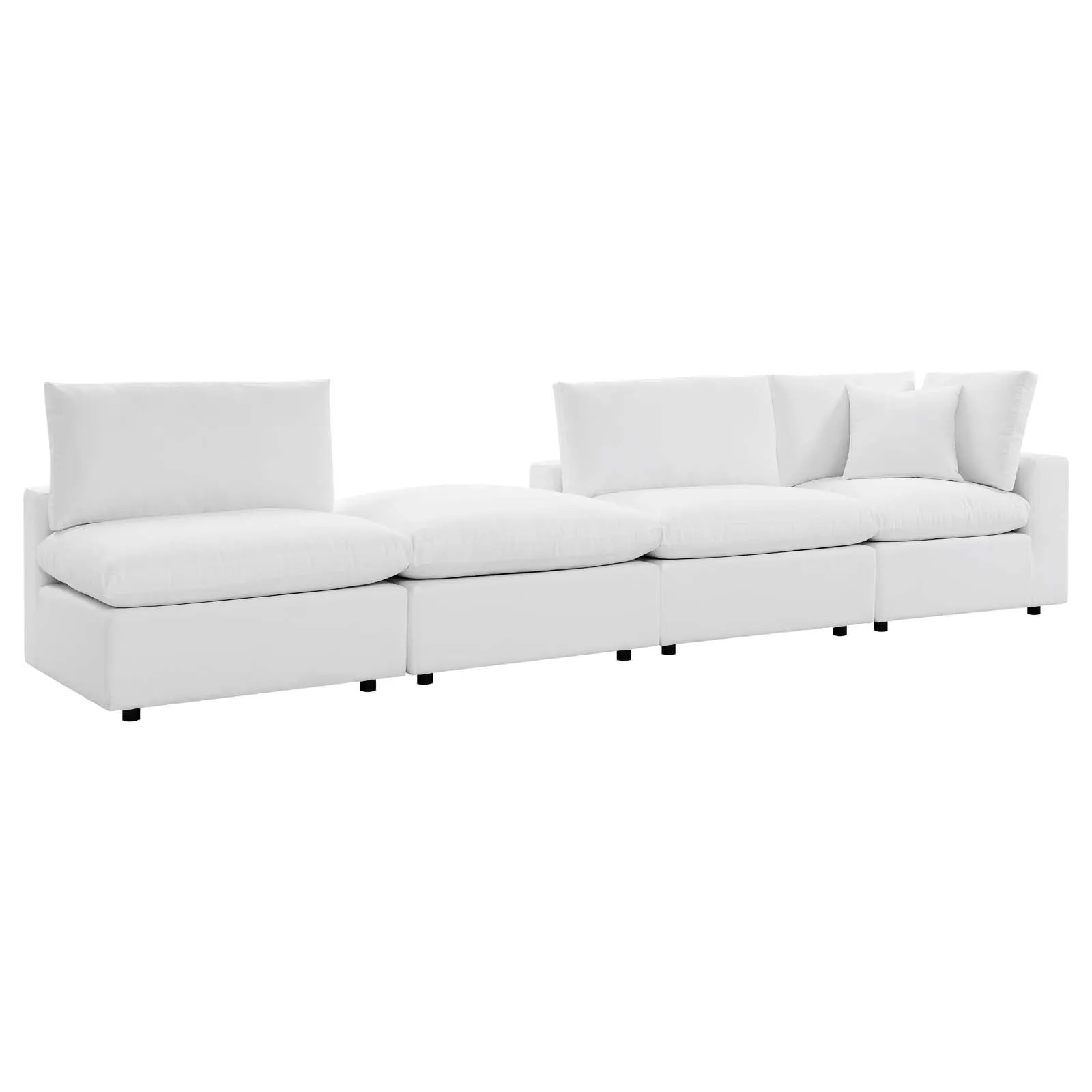 Commix 4-Piece Sunbrella® Outdoor Patio Sectional Sofa by Modway