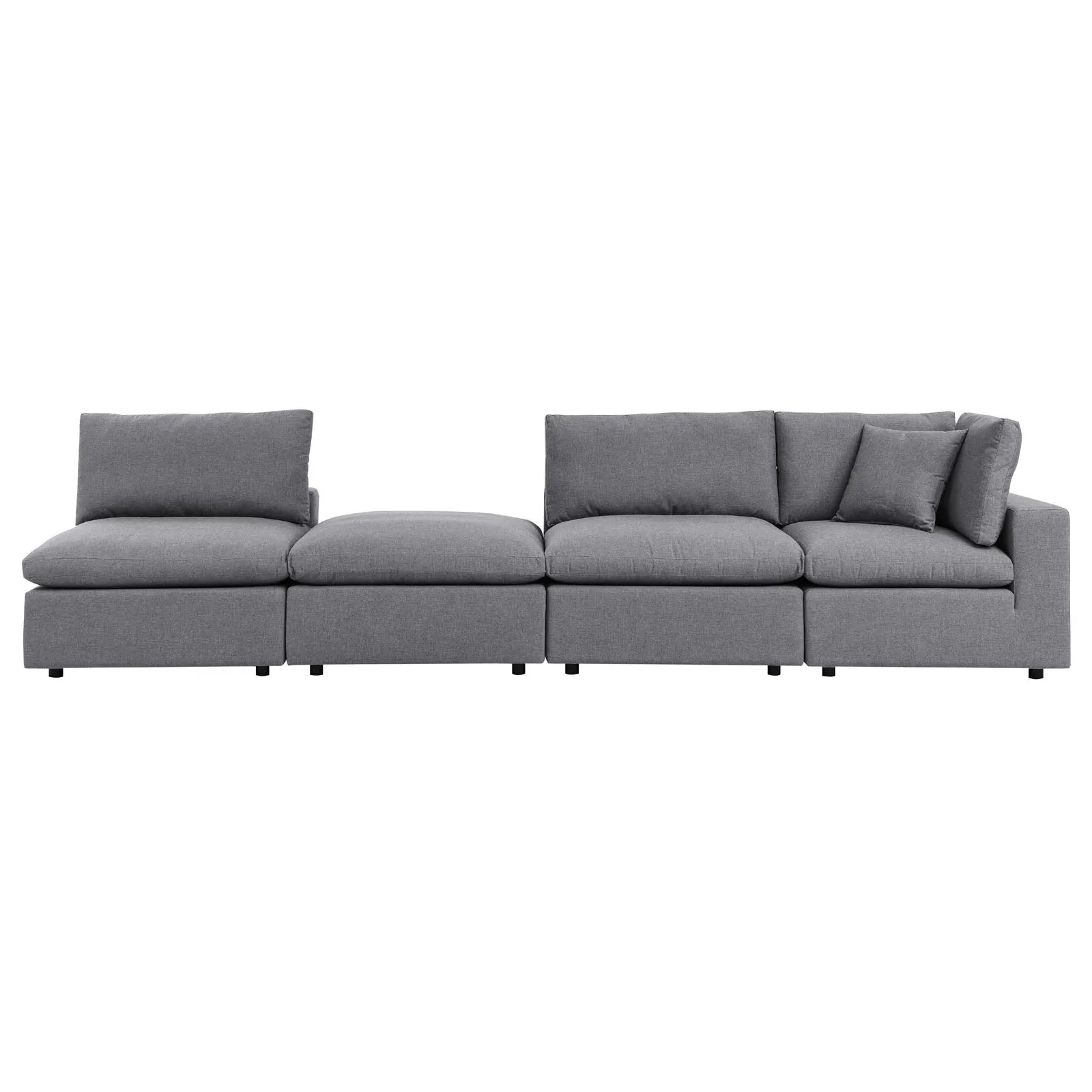 Commix 4-Piece Sunbrella® Outdoor Patio Sectional Sofa by Modway