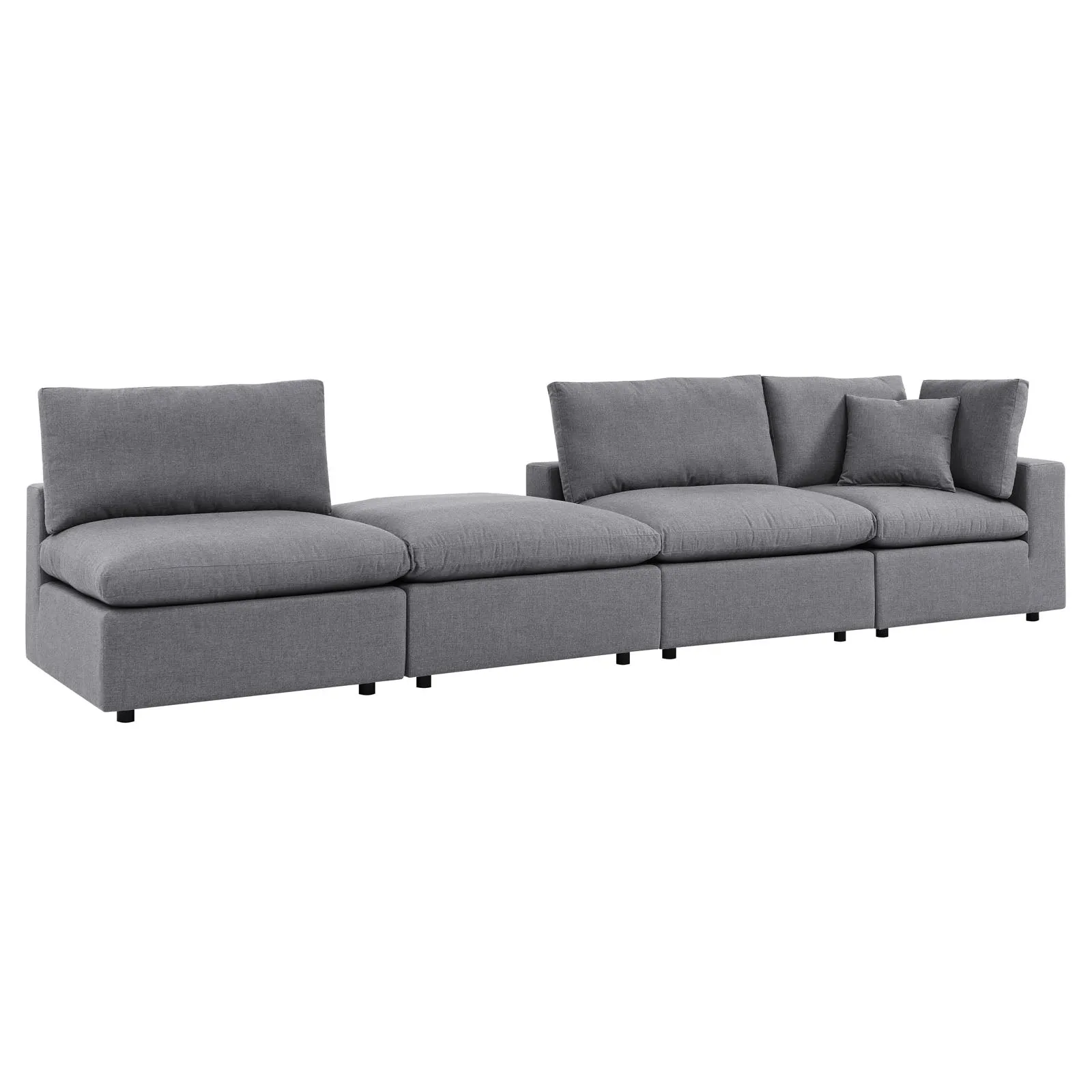 Commix 4-Piece Sunbrella® Outdoor Patio Sectional Sofa by Modway