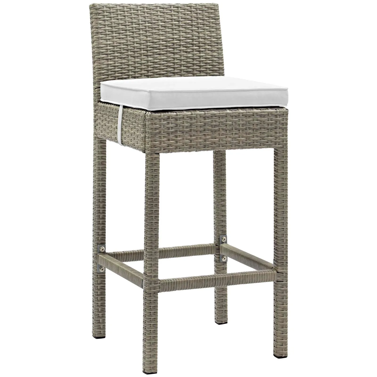 Conduit Outdoor Patio Wicker Rattan Bar Stool by Modway