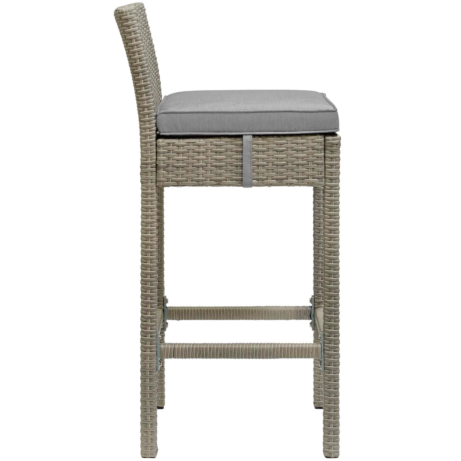 Conduit Outdoor Patio Wicker Rattan Bar Stool by Modway