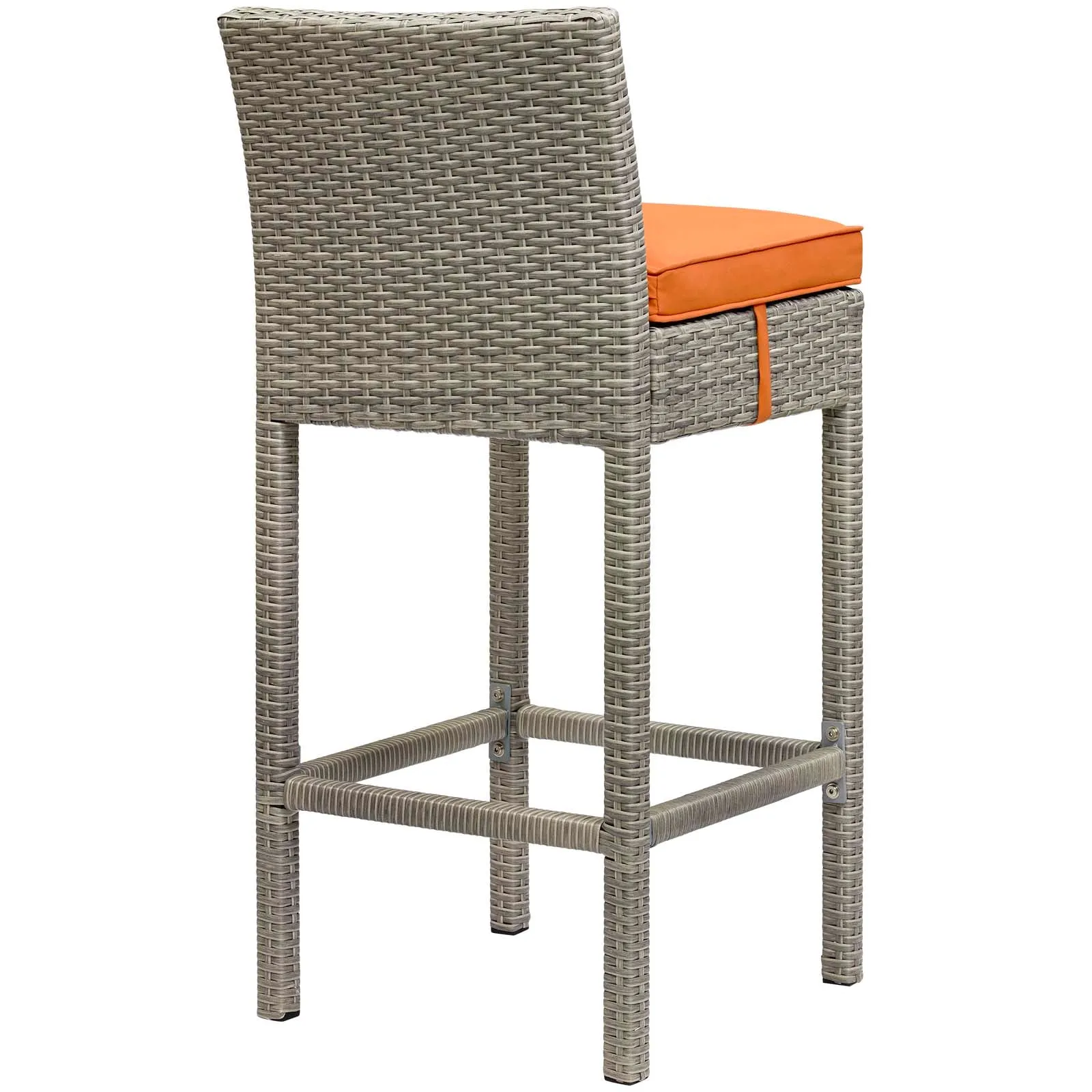 Conduit Outdoor Patio Wicker Rattan Bar Stool by Modway