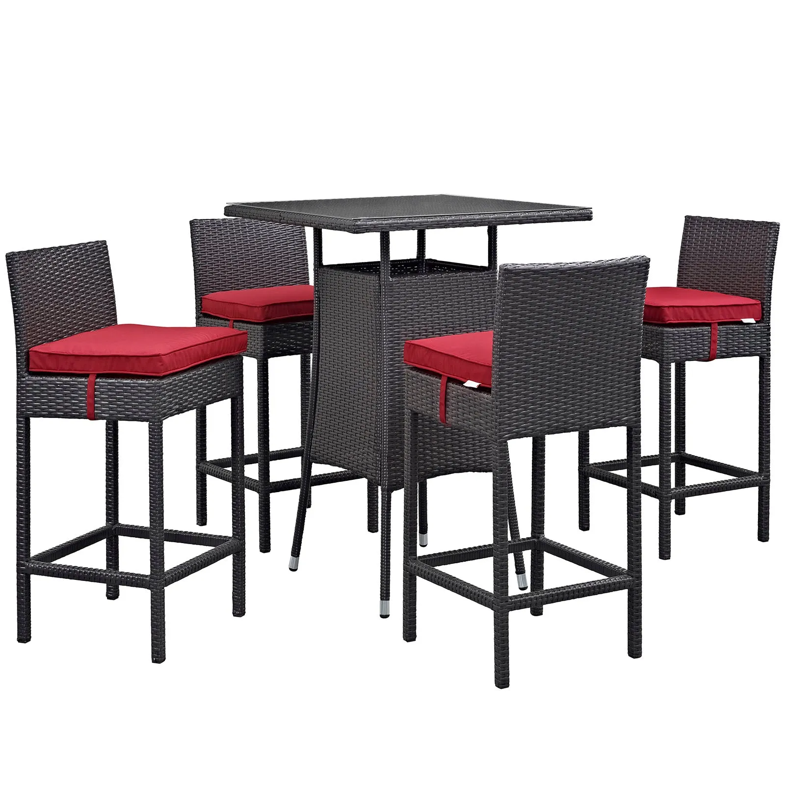 Convene 5 Piece Outdoor Patio Pub Set by Modway