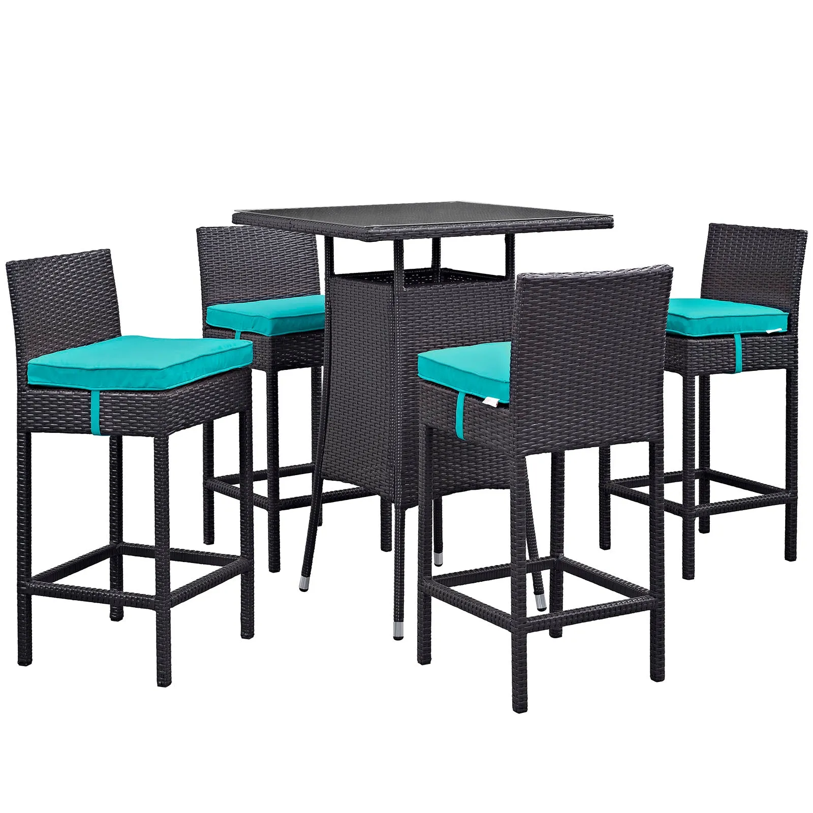 Convene 5 Piece Outdoor Patio Pub Set by Modway