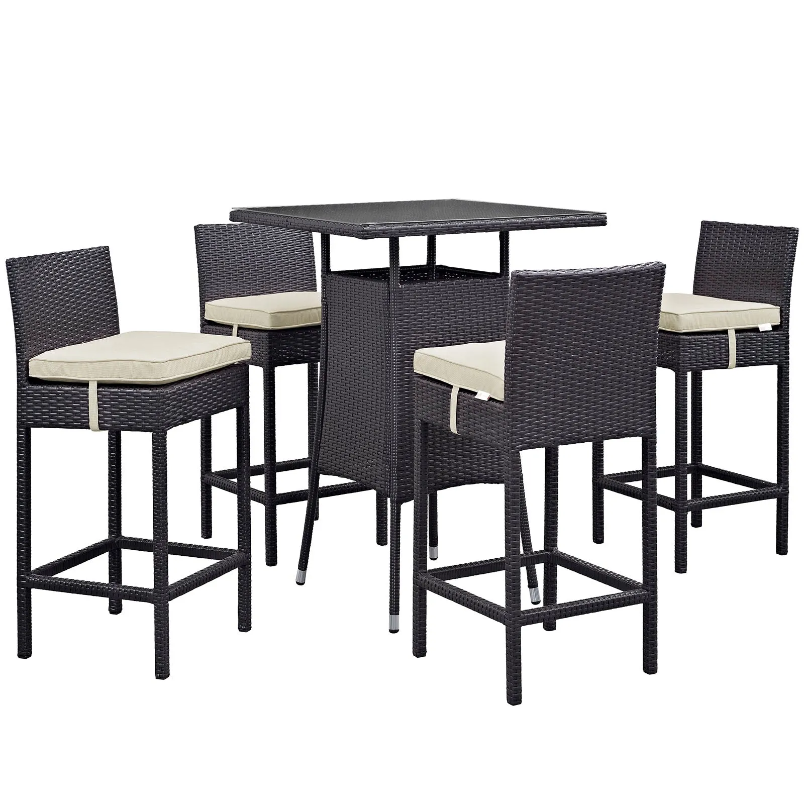 Convene 5 Piece Outdoor Patio Pub Set by Modway