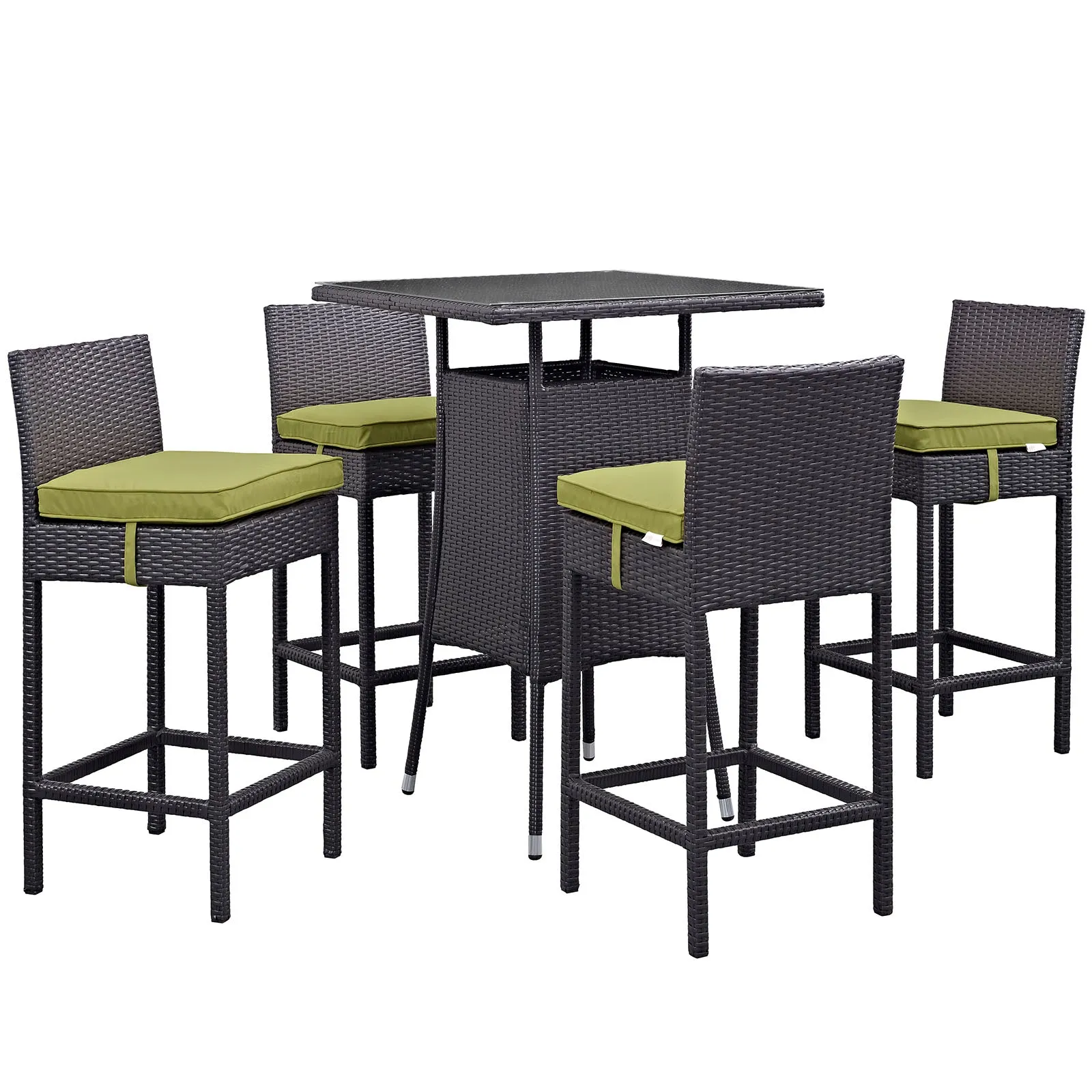 Convene 5 Piece Outdoor Patio Pub Set by Modway