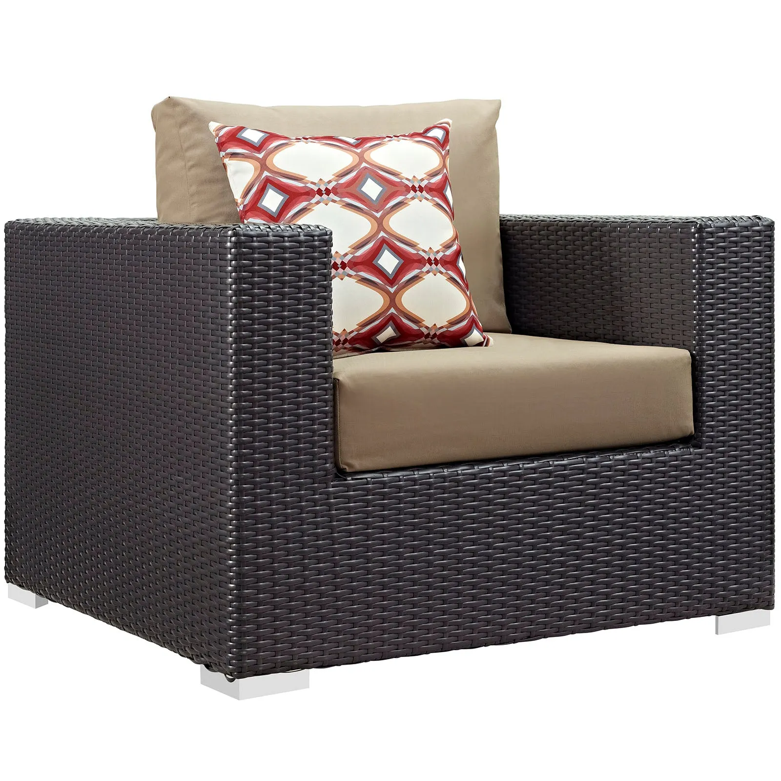 Convene 5 Piece Outdoor Patio Sectional Set by Modway