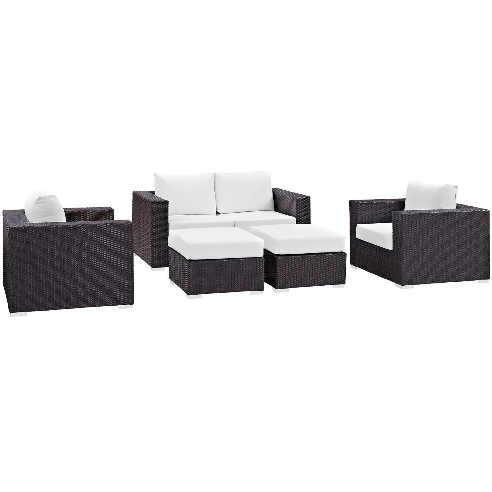 Convene 5 Piece Outdoor Patio Sofa Set by Modway