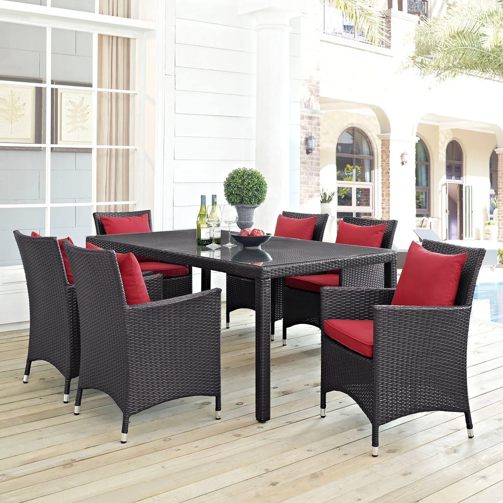 Convene 7 Piece Outdoor Patio Dining Set by Modway