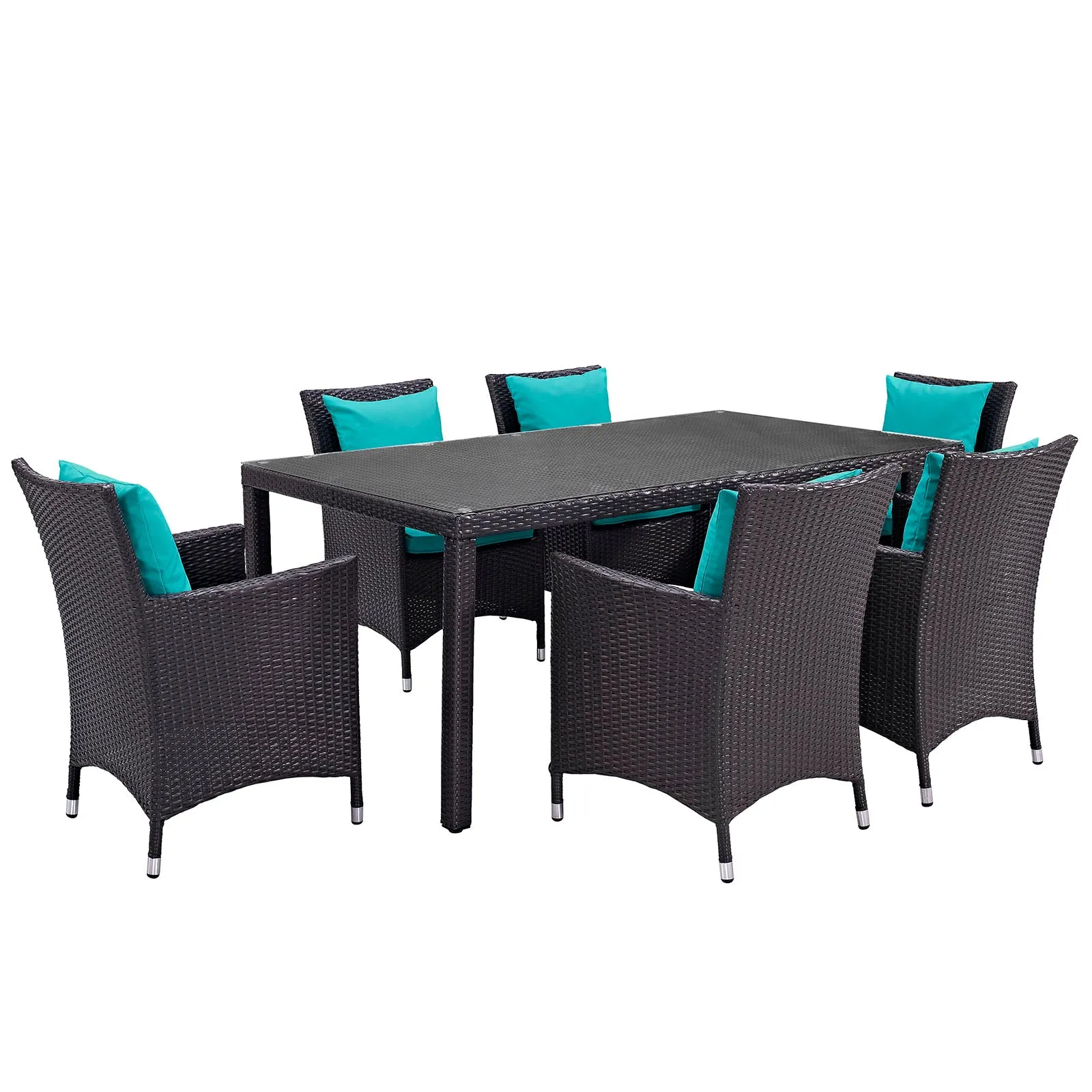 Convene 7 Piece Outdoor Patio Dining Set by Modway