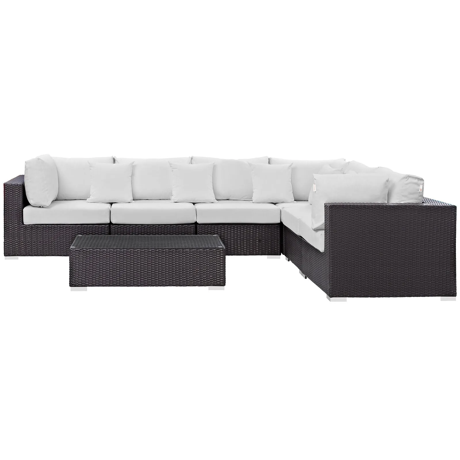 Convene 7 Piece Outdoor Patio Sectional Set by Modway