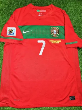 Cristiano Ronaldo Portugal 2010 WORLD CUP Jersey Camiseta Shirt M SKU# 376894-611