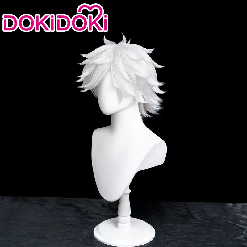 DokiDoki Manga Witch Hat Atelier Cosplay Qifrey Cosplay Wig Short White