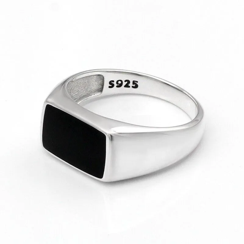 Elias 925 Sterling Silver Signet Ring