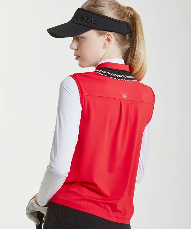 Ergo Patch Collar Sleeveless - Red