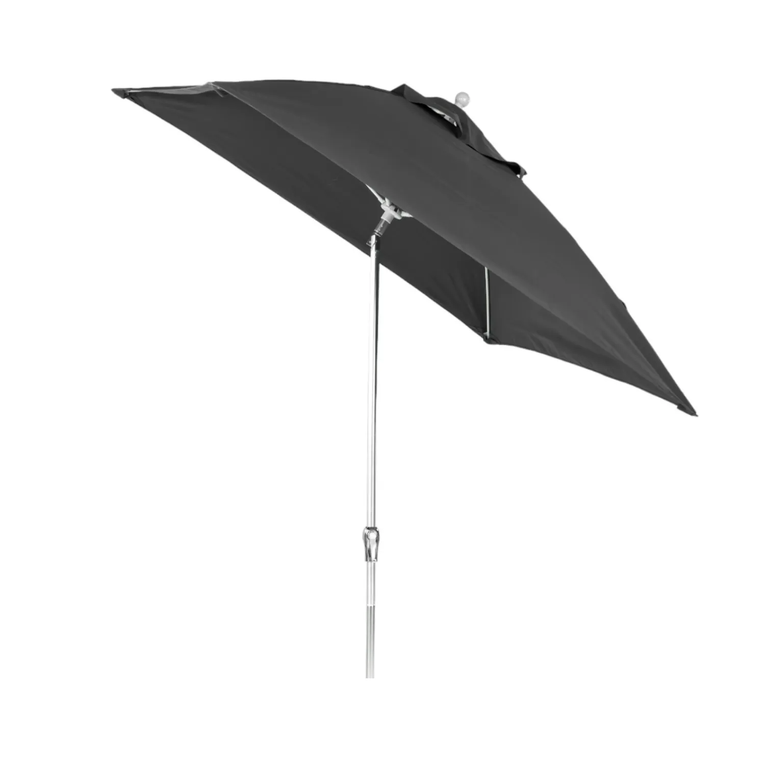 Fiberglass 7.5' Square Auto-Tilt Market Umbrella