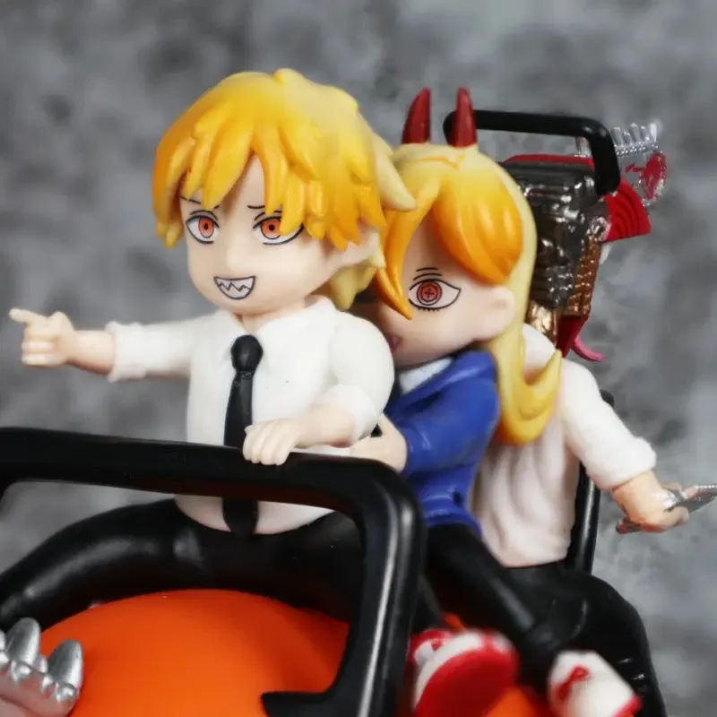 Figuras de PVC de Anime: Motosierra Man - Denji, Power y Pochita en una Escala de 20 cm