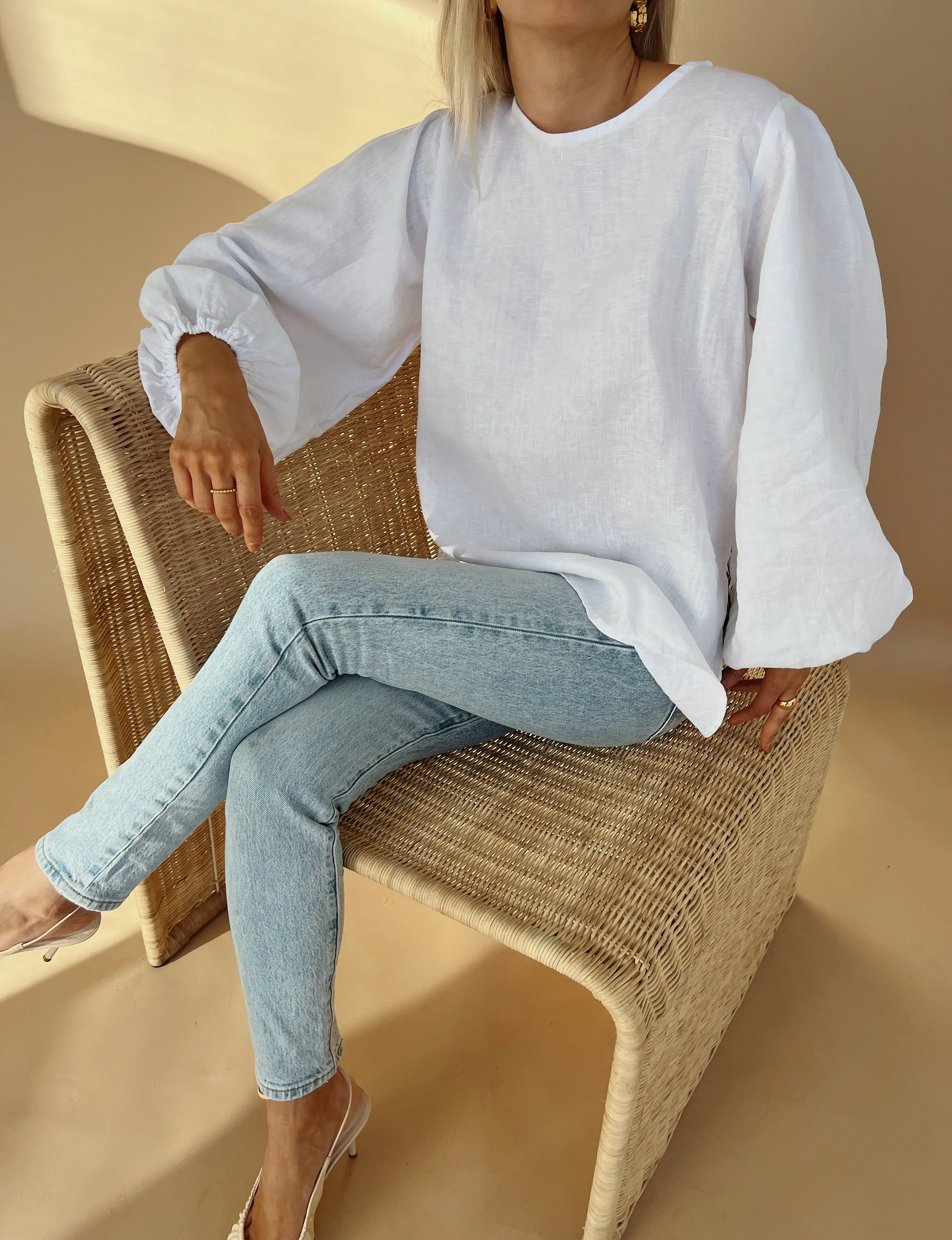 Gabby Top Linen - Wholesale