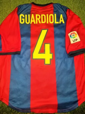 Guardiola Barcelona 1998 1999 Jersey Shirt Camiseta Maglia L