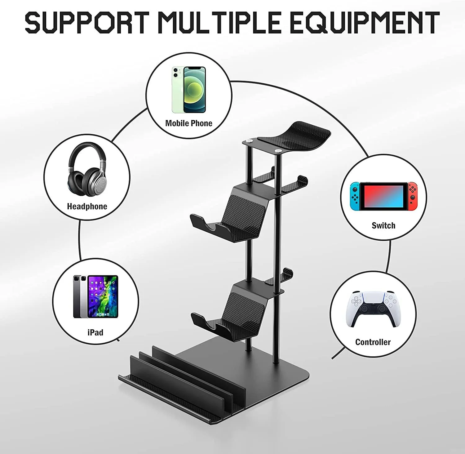 Headphone Stand, Game Controller Holder & Headset Stand Hook