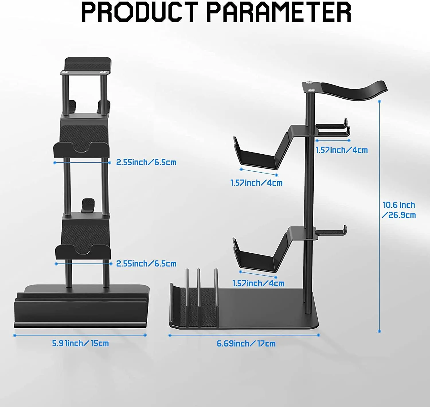 Headphone Stand, Game Controller Holder & Headset Stand Hook